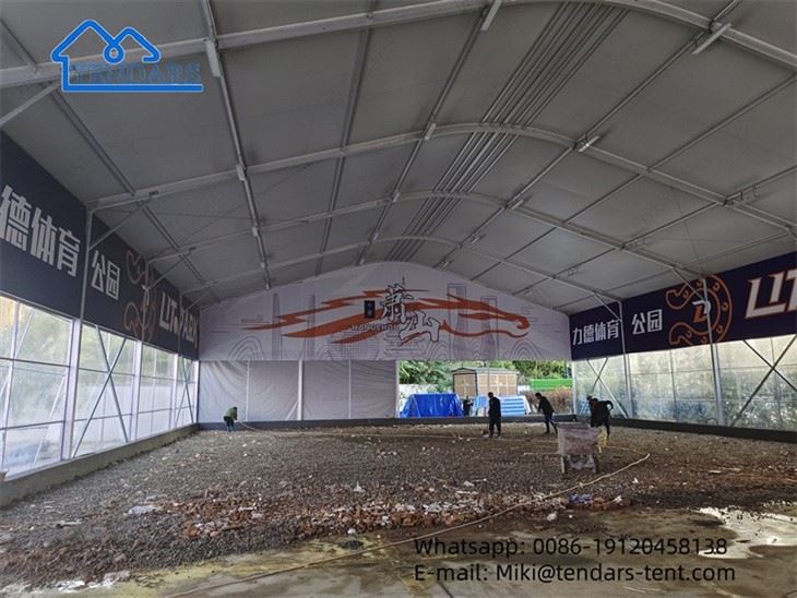 big basketball court tent